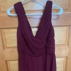 Levkoff Maroon Bridesmaid Dress size 10